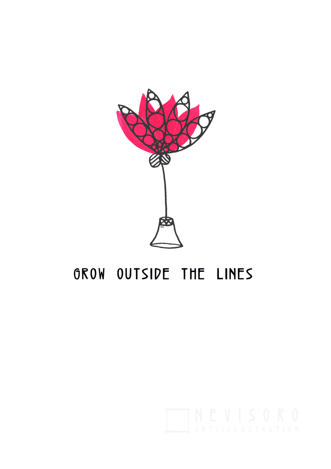 Art print: Otto flower