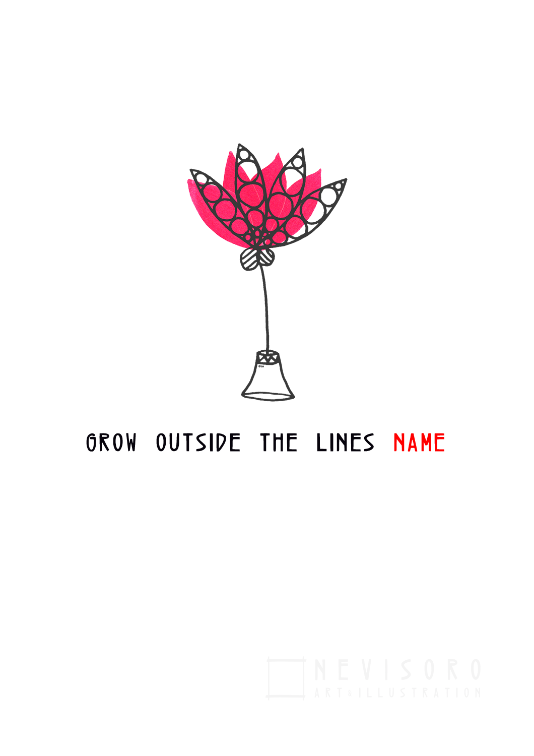 Art print: Otto flower
